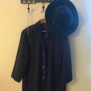 Dana Buchman Wool Long Coat